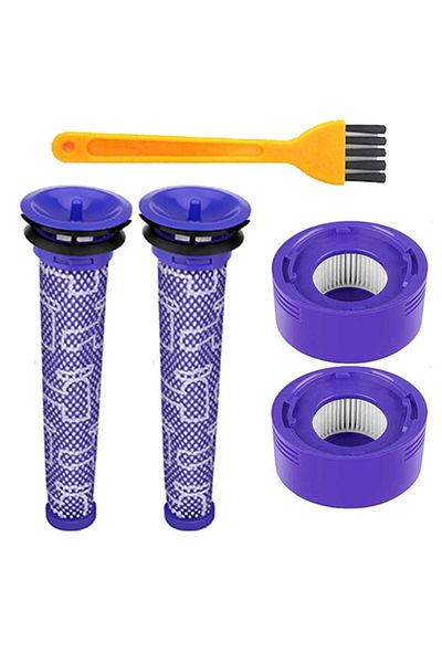 Choice 4pcs Hepa Filters And Pre Filters For Dyson V7 V8 Absolute Animal Motorhead Cordless Vacuums Replace