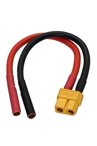 Choice XT60 Female to 4mm Banana Bullet female cable adapter for iSDT Chargers