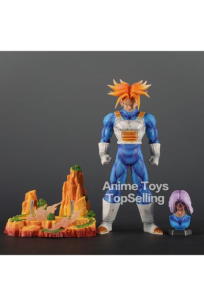 Choice Trunks 30cm/11.81in Anime Dragon Ball Z Trunks Figure Two Heads Action Figures Pvc Statue Collection