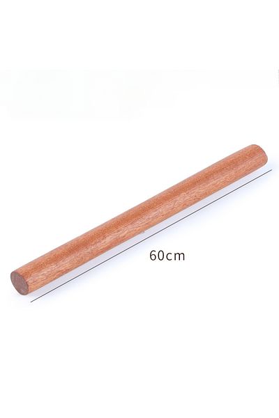 Choice 60cm 25/30/50/60cm Natural Lacquerless Rolling Pin Solid Wood Baking Dumpling Pie Pastry Noodles Ebo