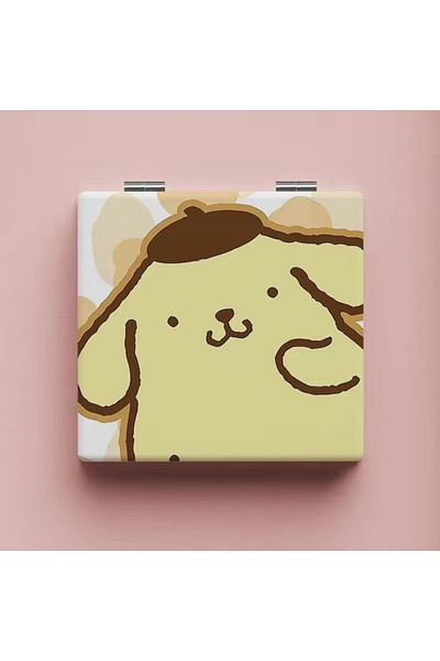 Choice Pom Pom Purin Y2k Kawaii Hello Kitty My Melody Cinnamoroll Pompompurin Makeup Mirror Cute Girl Porta
