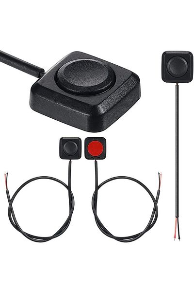 Choice Momentary Push Button On Off Switch Black Plastic 12V 24V Surface Mount Mini Button Switch