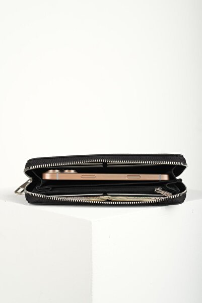 WATCHOFROYAL Чорний гаманець для телефону Brooklyn Black