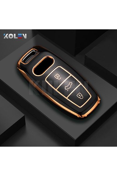 Choice Black Only Case Fashion Tpu Car Remote Key Case Cover Shell For Audi A6 A7 A8 E-tron Q5 Q8 C8 D5 Go