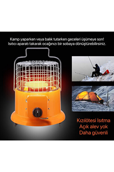 SHUFA GLAMPING Portatif Tüplü Soba