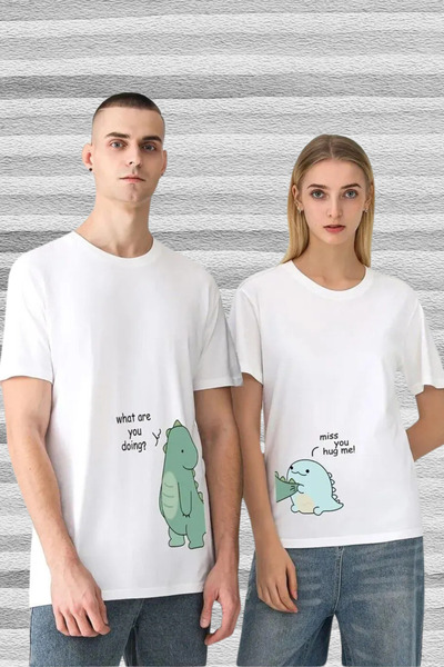 Wish BF Noul sezon Tir Harajuku Style Couple Lover Couple - 2 piese