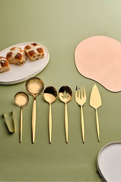 Karaca Orion Shiny Gold 7-Teiliges Service Set