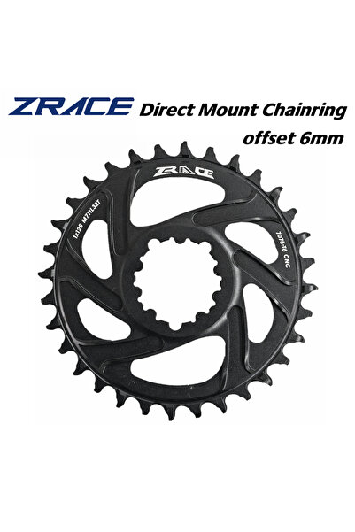 Choice 28T ZRACE Offset 6mm Direct Mount Chainrings 1 x 12s, 28/30/32/34/36T ...