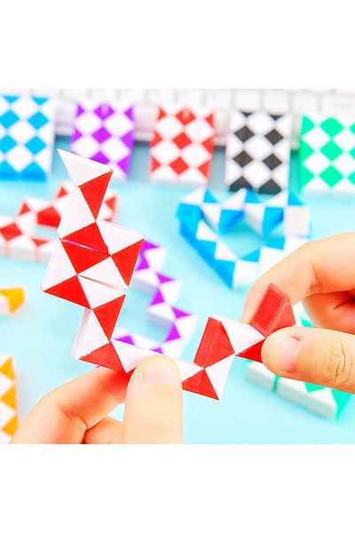 Choice 24pcs 24 Pcs Plastic Magic Ruler Transformation Set Kids Toys Gifts, Christmas Birthday Party Favors