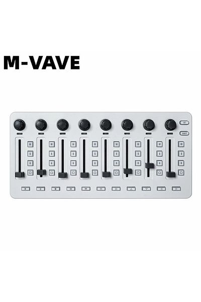 M-VAVE Smk-mixer Smc-mixer Wireless Midi Controller Mixing Console Connection Rechargeable Type-c Su
