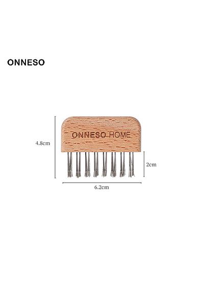 Choice 1 Piece Brush Cleaner Steel Wire And Wooden Handel Mini Siza Portable Cleaning Brush Float Hair Clea