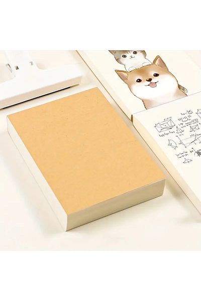 Choice Cowhide 500-page Blank Notebook For Students Sketching And Graffiti Thick, Tearable And Perfect For