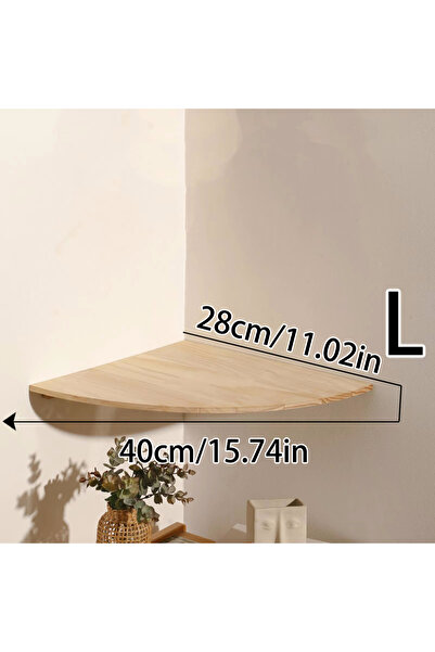 Choice Kk039-ms6781 رفوف زاوية مزخرفة رف حائط عائم رف تخزين خشبي ديكور حائط غ...