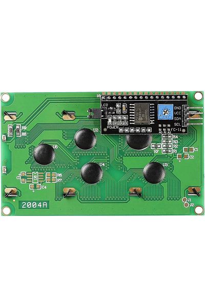 Choice وحدة عرض LCD زرقاء مقاس 20x4 2004 مع محول واجهة تسلسلي Iic/i2c Iic I2c Twi تسلسلي 2004 20x4