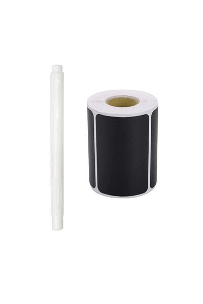 Choice One Size Black 120pcs Shape Label Stickers Mason Jars Spice Bottle Pantry Food Storage Stickers Wate