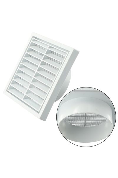 Choice 100mm Efficient Ventilation Grille Durable Pp Material Suitable For Wall Or Ceiling Openings Vermin