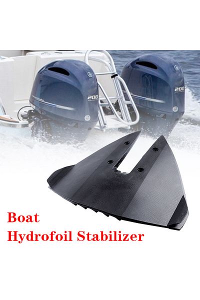 Choice 1 Set Marine Boat Hydrofoil Stabilizer For Outboards Stern Drives 30-300 HP Engine
