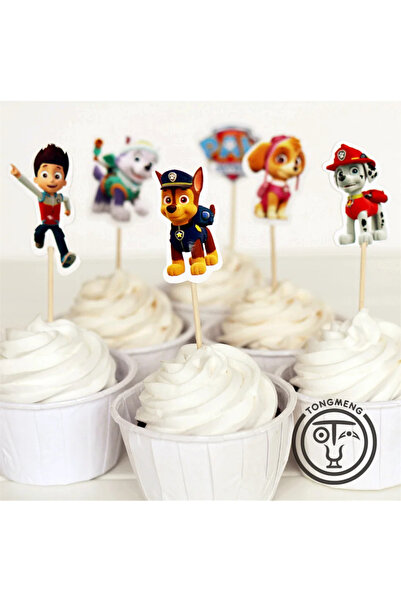 Choice مجموعة باو باترول 24 قطعة لتزيين حفلات أعياد الميلاد، تتضمن بطاقات زين...