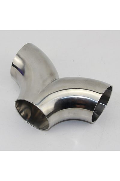 Choice 63mm X 2 Mm 19-89mm Pipe Od Butt Welding Y-shaped Elbow 3 Way Sus 304 Stainless Sanitary Fitting Spl