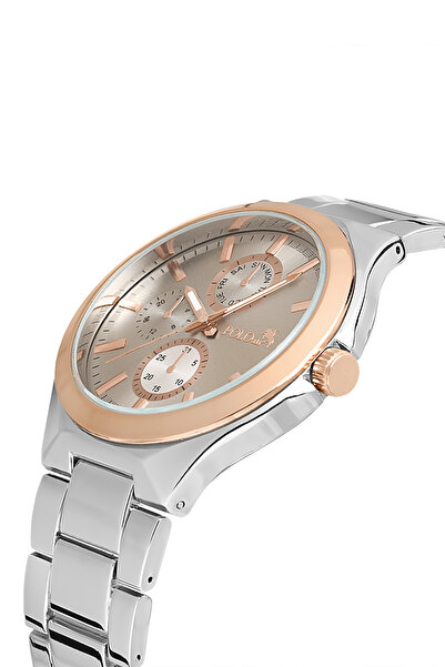 Polo Air ساعة يد رياضية للرجال فضية-نحاسية PL-0839E3x