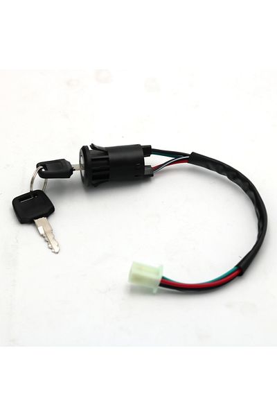 Choice Black 1pcs Motorcycle With Wire Ignition Switch Key Start Switch Door Locks Atv For Suzuki For Honda