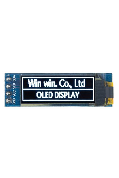 Choice White 1pcs 0.91 Inch Oled Module 0.91" White/blue Oled 128x32 Oled Lcd Led Display Module 0.91" Iic