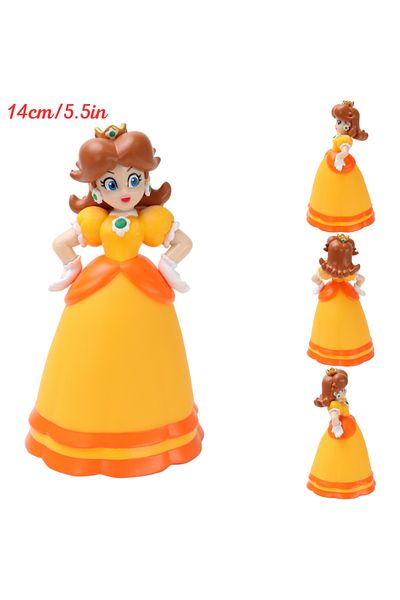 Choice Mario Bros Princess Peach Rosalina Daisy Figures Toy Cute Anime Pauline Creative Collectible PVC ...