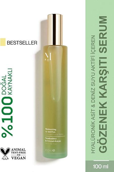 MİSBAHÇE Moisturizing Anti-Pore Active Facial Water 100 Ml