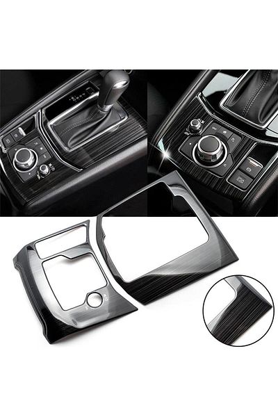 Choice For Mazda CX-5 CX5 2017 2018 2019 2020 2021 LHD Carbon Fiber StyleCar Center Console Gear Shift P...