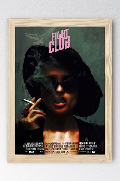 Saturn Pictură înrămată Fight Club - Pictură poster film Fight Club