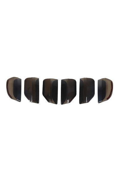 Choice Smoked Black Shineka Abs Car Rear Tail Light Lamp Decoration Cover Trim Stickers For Ford Mustang 20