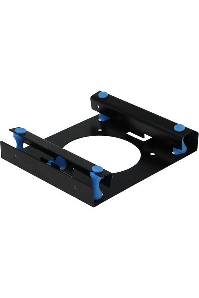Choice Blue 3.5" Hard Disk Shock Absorber Bracket With Mounting Screws For Pc Case 3.5 Hdd To 5.25 Dvd Rom