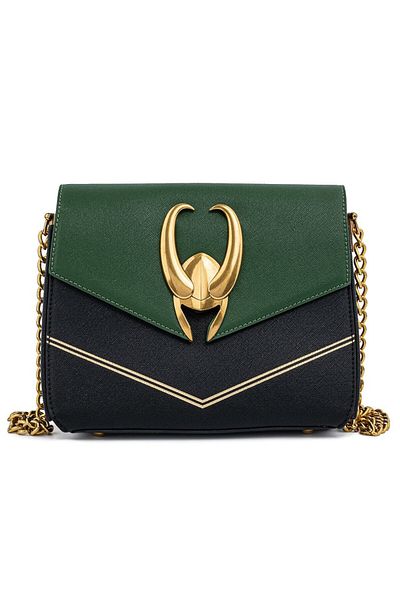 Choice White Disney Loki Pu Leather Women's Shoulder Bag Fashion Travel Dayback Outdoor Messenger Bag Cospl