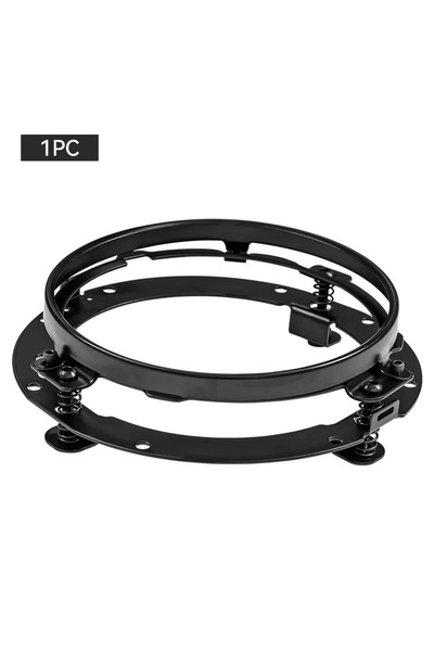 Choice قطعة واحدة من حامل تثبيت مصباح أمامي LED للدراجات النارية أسود مقاس 7 ...