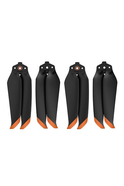 Choice 2 Pairs Orange 7238 Low Noise Props 7238f Propellers For Dji Mavic Air 2/dji Air 2s Drone Accessorie