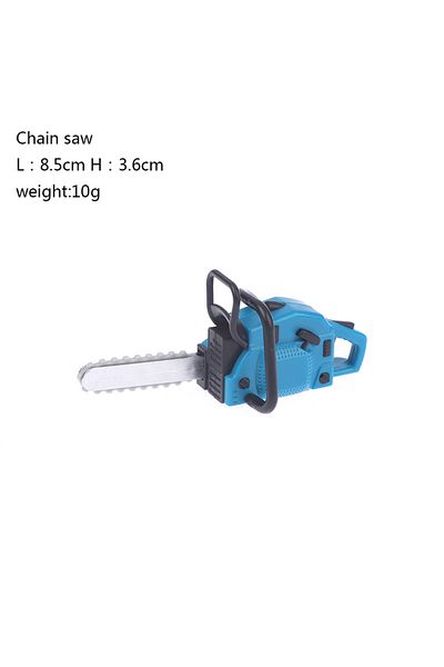 Choice A3 1pc Dollhouse Chain Saw Lawn Mower Model Simulation Repair Tool Saw 1:12 Dolls Houses Miniature F
