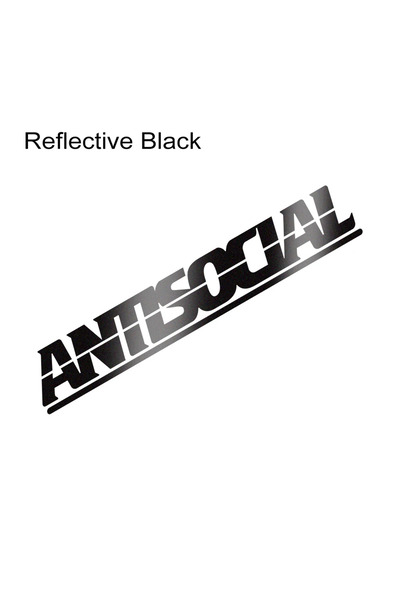 choice2 ملصقات حروف عاكسة سوداء مضادة للتآكل، مقاس 30×5 سم، قطعة واحدة، للسيا...