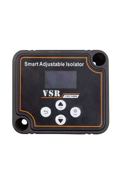 ALLOYSEED 12V 140A Dual Battery Smart Isolator LCD Display VSR Car Relay Voltage Setting Digital Voltage Se...