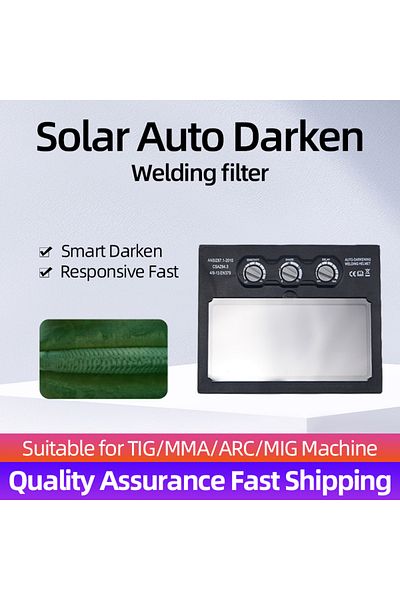 GUUELD Welding Filter Li Battery Solar Auto Darkening/shading True Color Welding Filter Lens For The Weldin