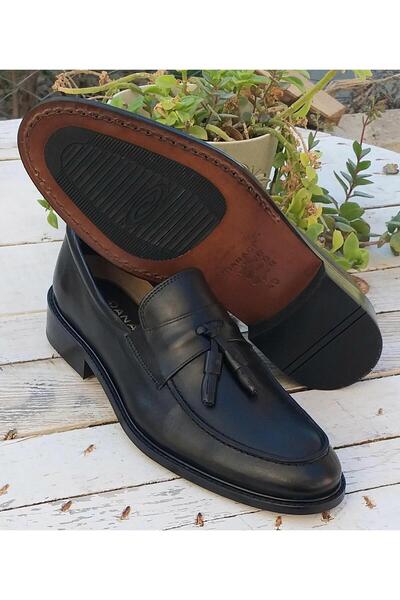 DANACI Danacı D-182 Ekek Pantofi premium din piele naturală cu talpă din piele cu ciucuri