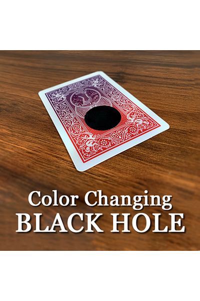 DUTRIEUX Color Changing Black Hole Magic Tricks Card Vanishing Close Up Props Easy To Do Magician Props Il...