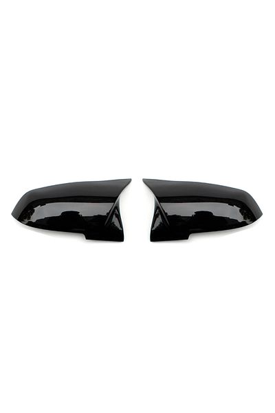 Choice زوج واحد من أغطية مرايا الرؤية الخلفية الجانبية باللون الأسود اللامع لسيارات BMW 1 2 3 4 Series F20 F30 F31 F32 F34 F