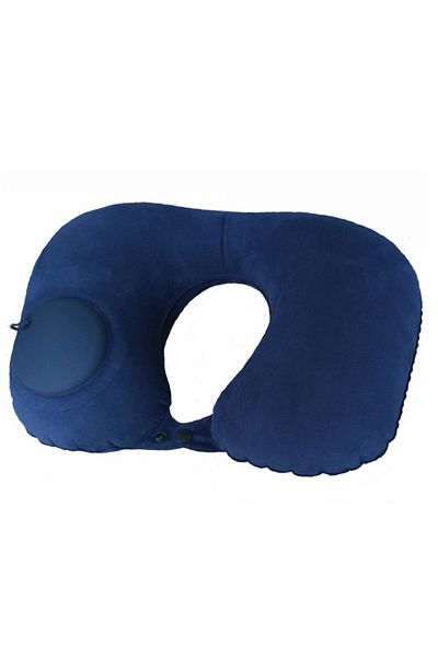 Choice Navy Blue Inflatable Neck Pillow U Shape Air Pillow Neckrest Head Rest Portable Sleeping Resting Tra