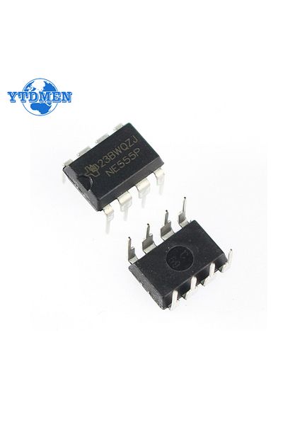 YTDMEN 20PCS NE555 NE555P IC 555 Timer Programming Oscillator Chip & 8 Pin DIP Sockets Kit (10 Each)