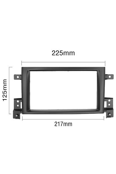 Choice 2 DIN Car Radio Fascia for Suzuki Grand Vitara 2005-2017 Double Din DVD Frame Adapter Panel Dash ...
