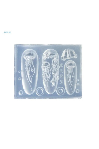 Choice قوالب فنية مبتكرة على شكل قنديل البحر، قوالب قطارة من السيليكون، قوالب...