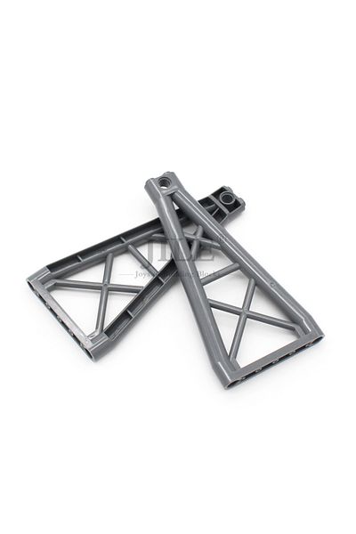 Choice 10pcs Dark Grey Moc Bricks Support 1x6x10 Girder Triangular Diy Building Blocks Assemble Particles C