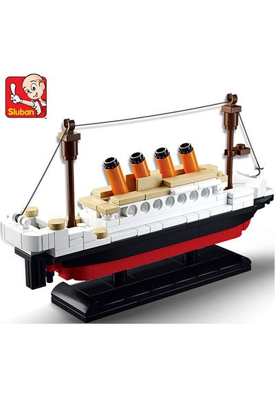 Choice 194pcs No Box 194pcs City Rms Titanic Ship Boat Model Building Blocks Sets Diy Creative Bricks Figur