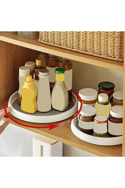 Choice 360 Rotating Seasoning Storage Rack Multifunction Pantry Cabinet Turntable For Cosmetics Kitchen ...