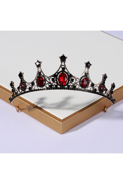 Choice C Itacazzo Bridal Headwear Black-colour Gothic Style Ladies' Bridal Ti...